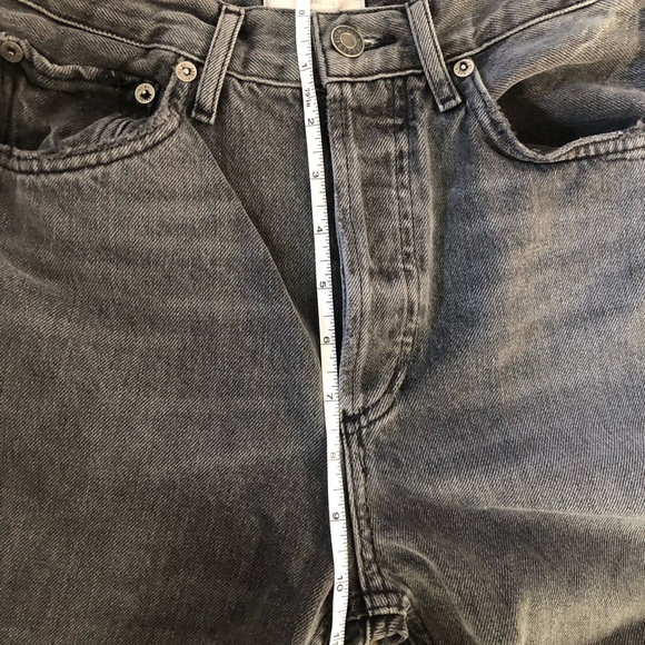 Agolde Charcoal Denim Jeans - Picture 5 of 7